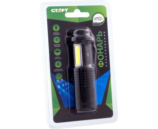 Светодиодный классический фонарь СТАРТ 4 режима освещения СТАРТ LHE 206C1 Black – изображение 2