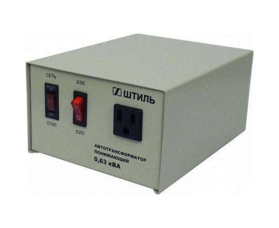 Автотрансформатор Штиль 0,63 кВА, в сером корпусе АТ 230-220/СТО-0,63-50 с/к – изображение 3