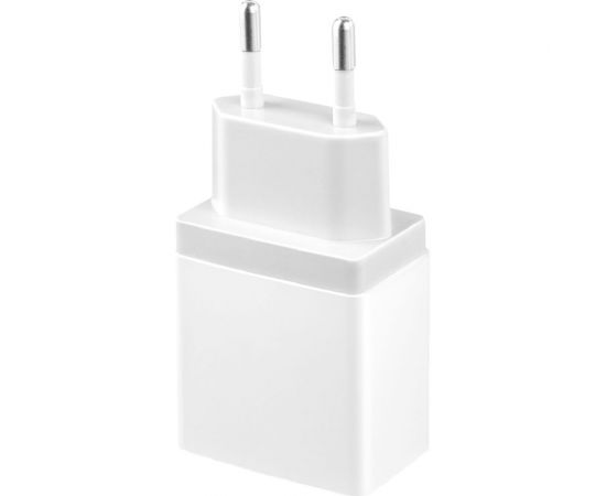 Универсальное сетевое зарядное устройство AKAI CH-6A05 2 USB 2.1A + кабель micro USB белый CH-6A05W – изображение 3