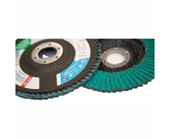 Круг лепестковый торцевой КЛТ 1, 125x22.23 мм, цирконий, P40 CARBODISK Н0160434 – изображение 3