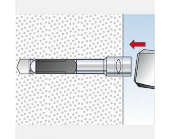 Анкер по пенобетону Fischer FPX M8 I 2 шт блистер 132384 – изображение 3