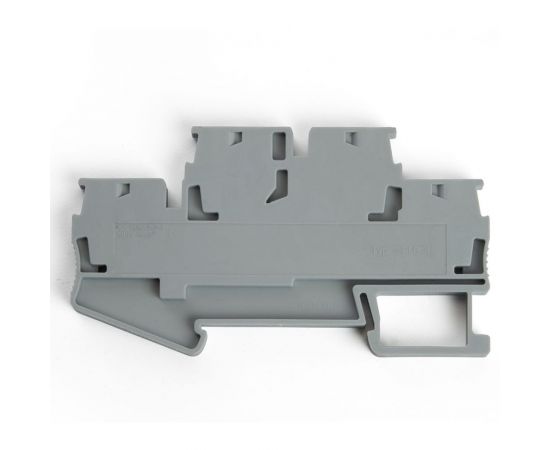 Самозажимной 4-проводной проходной зажим STEKKER 2 уровня ЗНИ - 2,5, JXB ST 2,5, серый LD555-1-25, 100шт, 39967 – изображение 3