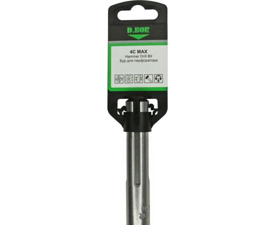 Бур SDS-max 4C MAX 32х1360х1500 мм, 4-cutting D.BOR D-4MD32L1500 – изображение 3