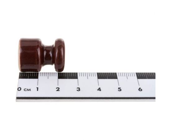 Керамический ретро изолятор Retrika коричневый, 20 шт RI-02202-20 – изображение 4