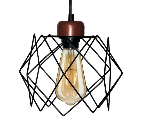 Подвесной светильник ЭЛЕТЕХ Сигма 211 черный муар медь НСБ 01-60-161 Е27 ИУ 1005404793 – изображение 4