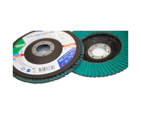 Круг лепестковый торцевой КЛТ 1, 125x22.23 мм, цирконий, P60 CARBODISK Н0160436 – изображение 4