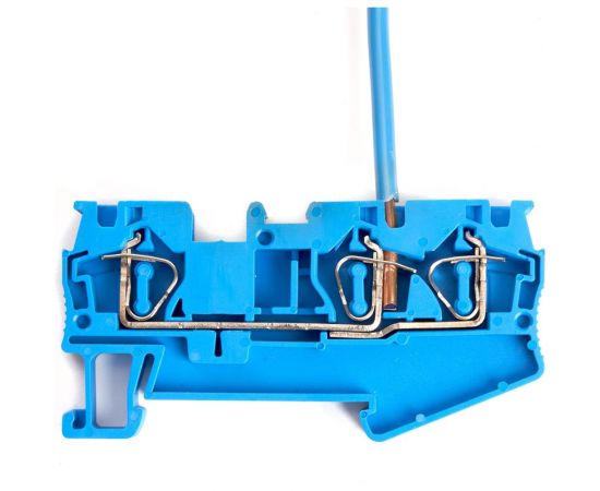 Самозажимной 3-проводной проходной зажим STEKKER ЗНИ - 4.0, JXB ST 4, синий LD553-2-40 39970 – изображение 5