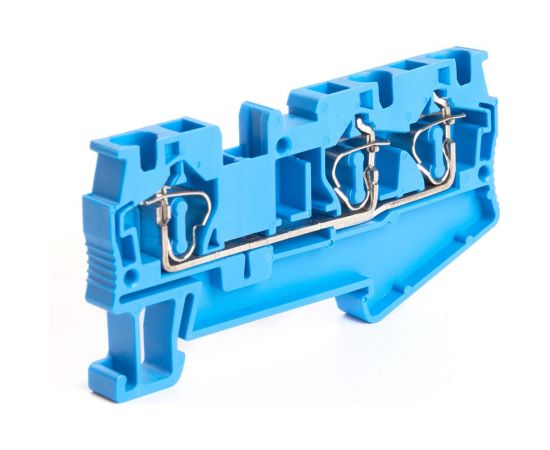 Самозажимной 3-проводной проходной зажим STEKKER ЗНИ - 4.0, JXB ST 4, синий LD553-2-40 39970 – изображение 6