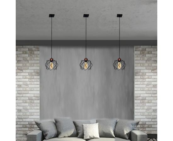 Подвесной светильник ЭЛЕТЕХ Сигма 211 черный муар медь НСБ 01-60-161 Е27 ИУ 1005404793 – изображение 6