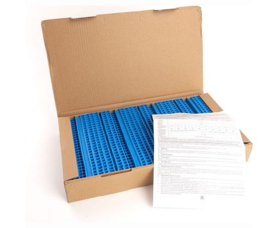 Самозажимной 3-проводной проходной зажим STEKKER ЗНИ - 4.0, JXB ST 4, синий LD553-2-40 39970 – изображение 7