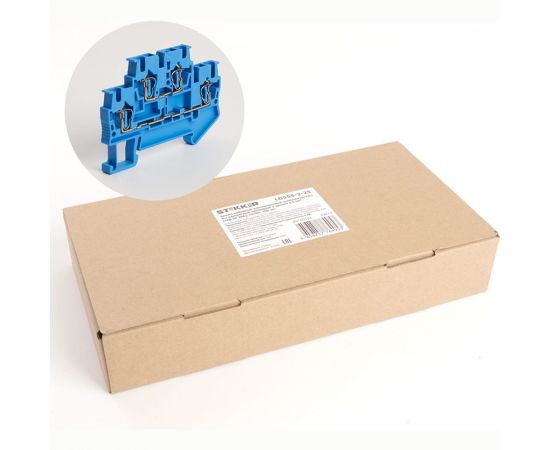 Самозажимной зажим STEKKER 4-проводной проходной 2 уровня ЗНИ - 2,5, JXB ST 2,5, синий LD555-2-25 39973 – изображение 7