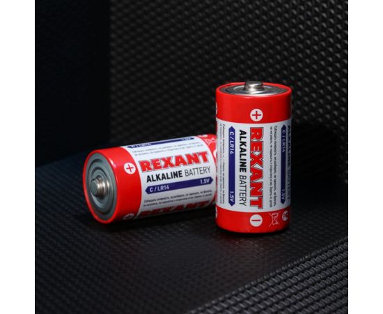 Алкалиновая батарейка REXANT тип С, LR14 2 шт 30-1014 – изображение 7