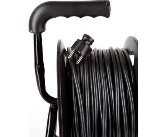 Удлинитель на катушке МПП УДЛИНИТЕЛЬ У1С-4-50 4 розетки, с заземлением ПВС 3х2,5, 50 м + IP-44 EC-50-011 999000000001303 – изображение 8