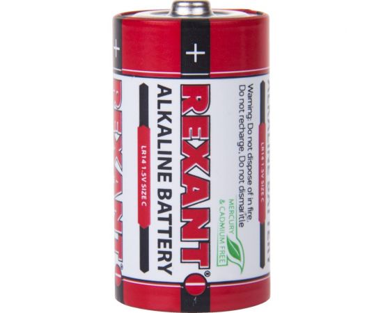 Алкалиновая батарейка REXANT тип С, LR14 2 шт 30-1014 – изображение 8