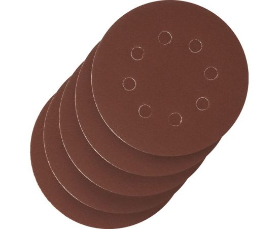 Круг абразивный перфорированный на ворсовой подложке под липучку 5 шт, 125 мм, P240 СИБРТЕХ 738117 