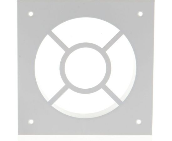 Накладка торцевая 160х160 мм с фланцем 125 мм ERA 1616Ф12 