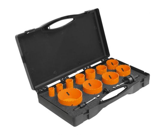 Набор коронок универсальных биметаллических (19-76 мм; 11 шт.) Кратон 1 04 01 003 