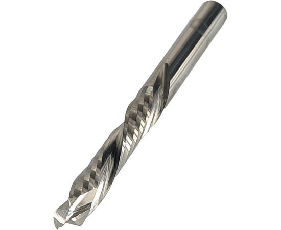 Фреза спиральная двухзаходная компрессионная для ЧПУ (6x32x60 мм; S=6 мм; Z2) Greencut GC6126 