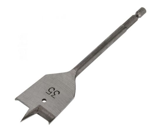 Сверло перовое по дереву (35x152 мм; шестигранный хвостовик) KRANZ KR-91-0674 – изображение 2