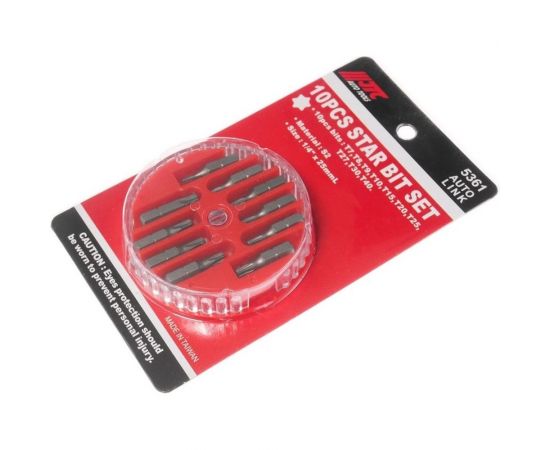 Набор вставок в боксе 1/4 DR торкс T7-T40 10шт JTC 5361 – изображение 2