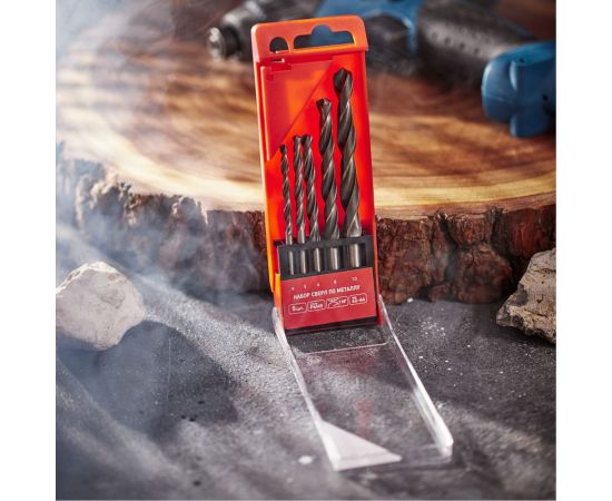 Набор сверл по металлу (5 шт; 4.0-10.0 мм) REXANT 91-0632 – изображение 2