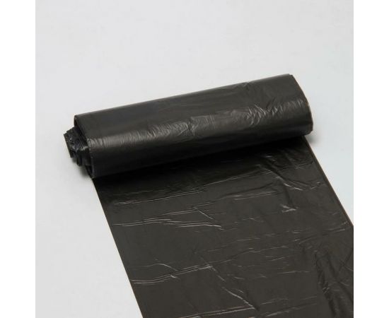 Мешки для мусора Стандарт (20 шт; 45х54 см; 30 л; 5 мкм; ПНД; черные) Доляна 1241389 – изображение 2