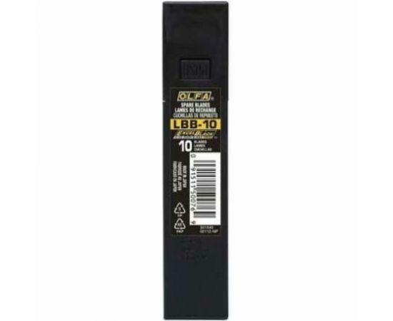 Сегментированные лезвия OLFA Excel black 18 мм, 50 шт, в боксе OL-LBB-50 – изображение 3