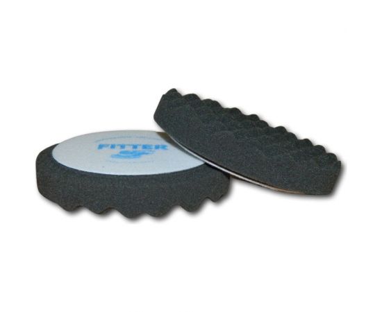 Круг полировальный 150/30 мм, черный, финишный рифленый №5 FITTER F/LOGO/№5R – изображение 3