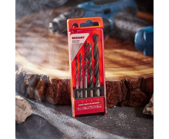 Набор сверл по металлу (5 шт; 4.0-10.0 мм) REXANT 91-0632 – изображение 3