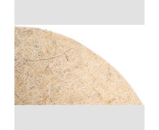 Диск полировальный под липучку 150x10 мм, войлок тонкошерстный S.E.B. 502VL-10*150 – изображение 4