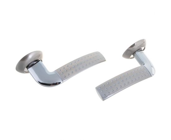 Дверная ручка НОРА-М 96А AL мат. хром/хром 15977 – изображение 5