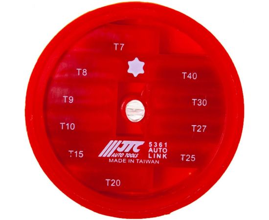 Набор вставок в боксе 1/4 DR торкс T7-T40 10шт JTC 5361 – изображение 6
