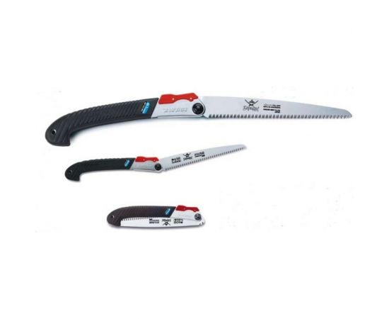 Пила складная, с прямым полотном 2 угла фиксации, в футляре SAMURAI MP-210-MH 