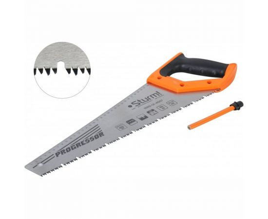 Ножовка по дереву Sturm с карандашом 400 мм 1060-12-4007 
