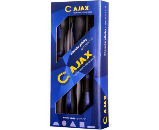 Набор из 5-ти напильников L=150мм ERGO AJAX 286203921525 