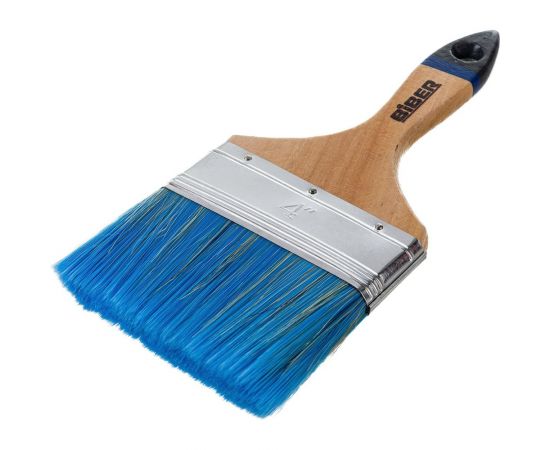 Флейцевая кисть для антисептиков деревянная рукоятка Biber 31267 "Стандарт" 100мм 12/240 тов-190027 – изображение 2