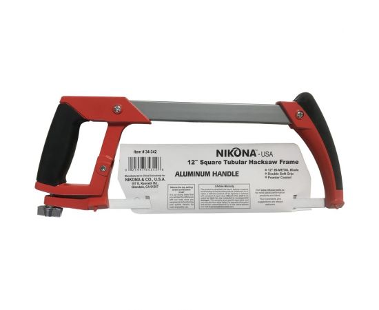 Ножовка по металлу NIKONA с алюминиевой рукояткой, с Bi-Metal полотном 12 34-342 – изображение 2