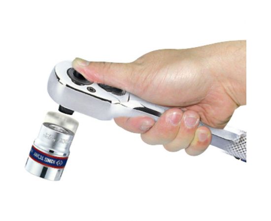 Флажковая трещотка с кнопкой 1/2"", 250мм, 32 зубца KING TONY 4771-10GR – изображение 3