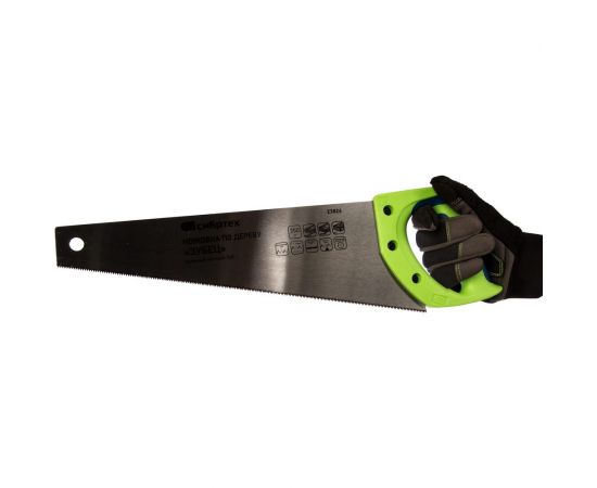 Ножовка по дереву для точных пильных работ, 350 ммкал, зуб 2D, 14 СИБРТЕХ Зубец 23826 – изображение 3