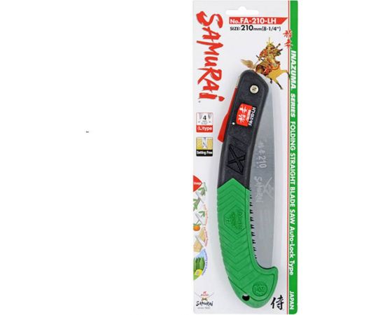 Пила складная с фиксатором прямое полотно SAMURAI FA-210-LH – изображение 3