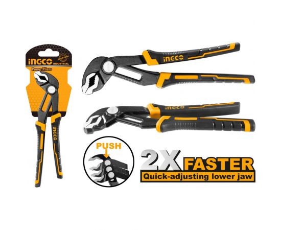 Универсальные переставные клещи INGCO 250мм INDUSTRIAL HPP68258 – изображение 4