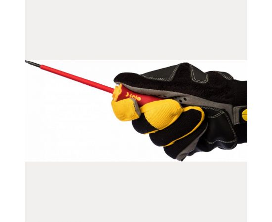 Диэлектрическая отвертка Felo Ergonic 3,5х0,6х100 плоская шлицевая 41303590 – изображение 4