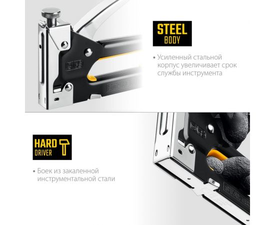 Cтальной cтеплер STAYER Max-53 тип 53 31501_z01 – изображение 4