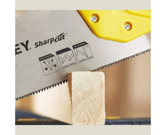 Ножовка Stanley SHARPCUT 11TPI, 500 мм STHT20371-1 – изображение 4