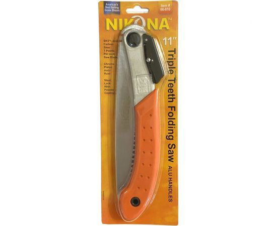 Садовая складная пила NIKONA с заточенным особым образом лезвием 66-810 – изображение 5