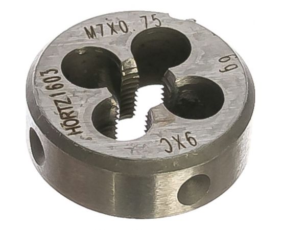Плашка М 7 х0.75 9ХС HORTZ 203996 