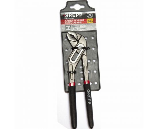 Трубные переставные клещи Ladina GREPP CrV, 200 мм 204-006 