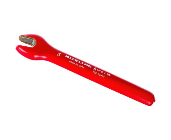 Рожковый односторонний диэлектрический ключ 1000V, 14 мм IZELTAS 0255010014 
