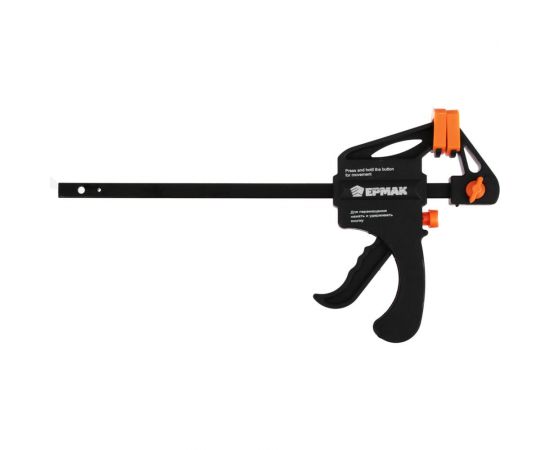 Универсальная F-образная струбцина ЕРМАК 150х265х45 пластмассовый корпус 668-045 