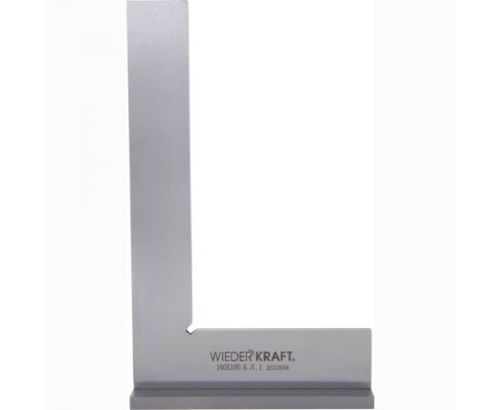 Поверочный угольник WIEDERKRAFT 90 градусов, 60x40x20x5 мм, класс 1 WDK-MR6040 